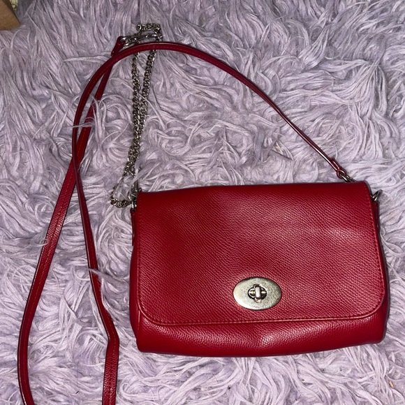 Coach hand bag with crossbody strap - Picture 3 of 5